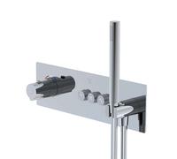 Steinberg 390 - Mitigeur thermostatique à encastrer, 3 sorties, avec corps d’encastrement, chrome 390 4232 2
