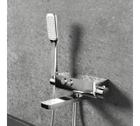 Steinberg Serie 390 thermostat de bain / douche 3903172 2000 / 2 ", saillie 200 mm, avec douchette et chromé