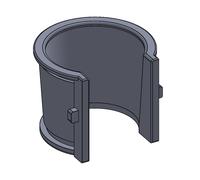 Steinberg 911/912 Insert PVC de rechange pour support de douchette, 099 1679,
