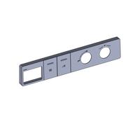 Steinberg 911/912 Rosace de rechange avec 2 boutons Push pour robinetterie de douche encastrée, 099 4323 S,