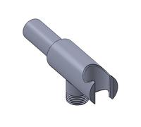 Steinberg 911/912 Support de douchette de rechange avec raccord mural coudé, pour robinetterie de douche encastrée, 912 9400 S,