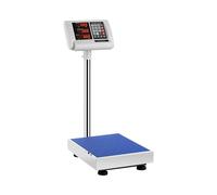 Steinberg Balance Plateforme Professionnelle Industrielle Pèse-Colis SBS-PF-100/10A (100 kg, Précision ±10 g, Autonomie 10 H, 40x30 Cm, LED)