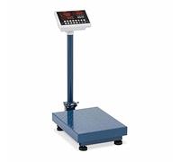 Steinberg Balance Plateforme Professionnelle Pèse-colis SBS-PF-100A8 (100 kg/10g, plate-forme 40x30cm, repliable, pieds réglables en hauteur, batterie et câble d'alimentation, LED)