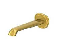Steinberg Série 350 Becs déverseur, pour lavabos ou baignoires, portée 220mm, 3502310BG, Couleur: Or brossÃ©