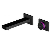 Steinberg iFlow wall mitigeur lavabo 3901816S projection 175mm, contrôle de température entièrement électronique, noir mat