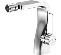 Steinberg Mitigeur de bidet sur pied 2301300 chrome avec garniture de vidage