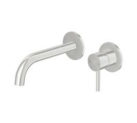 Steinberg Serie 100 mitigeur lavabo 10018143BN encastrable, saillie 195 mm, avec cartouche céramique, nickel brossé