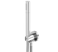 Steinberg Série 100 Garniture de douche à main, avec coude de raccordement de douche intégré, douchette à main à tige, 1001670, Couleur: chrome