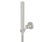 Steinberg 100 - Ensemble de pommeau de douche, support et flexible, nickel brossé 100 1650 BN