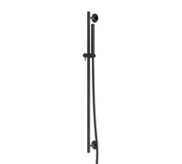 Steinberg Série 100 Garniture de douche, barre de douche 900mm, douchette à main, 1001601S, Couleur: noir mat