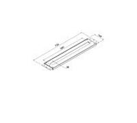 Steinberg Serie 100 Plaque de montage 1009411 pour toutes les Serie 100 lavabo et de Steinberg