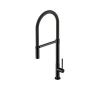 Steinberg Série 100 robinet de cuisine, pivotant, saillie 215mm, 1001495S, Couleur: noir mat