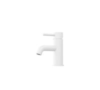 Steinberg Série 100 robinetterie de lavabo, sans garniture de vidage, saillie : 100mm, 1001010W, Couleur: Blanc mat