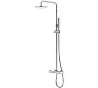 Steinberg Série 100 système de douche 1002721 chromé, apparent, avec douche à effet Série 100 et thermostat
