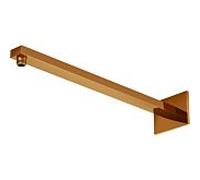 Steinberg Serie 120 bras de douche 1207910RG 400 mm, avec support mural renforcé, or rose, montage mural