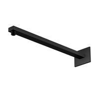 Steinberg Série 120 Bras de douche, support mural renforcé, montage mural, 1207910S, Couleur: noir mat