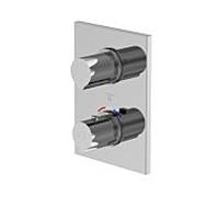Steinberg 120 - Mitigeur thermostatique encastré pour 2 sorties, chrome 120 4133 3