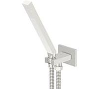 Steinberg Série 135 set de douche à main 1351670BN avec coude de raccordement mural et flexible de douche 1500 mm, nickel brossé
