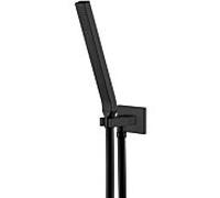 Steinberg Série 135 set de douche à main 1351670S avec coude de raccordement mural et flexible de douche 1500mm, noir mat
