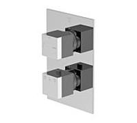 Steinberg 160 - Mitigeur thermostatique encastré pour 2 appareils, chrome 160 4133 3