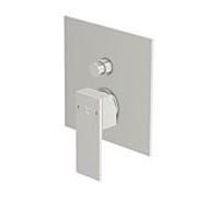 Steinberg Mitigeur encastré 160 (160 2103 3 BN) pour bain/douche, nickel brossé, plaque 165×165 mm