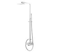 Steinberg Serie 160 set de douche 1602762 avec robinetterie apparente, douchette pluie/main, chromé