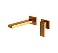 Steinberg Serie 160 set de finition 16018143RG saillie 205 mm, or rose, fixation murale pour lavabo