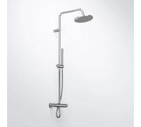 Steinberg Série 171 Système de douche, set complet avec thermostat, douche de tête et douchette à main, 1712721, Couleur: chrome