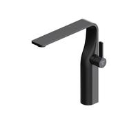 Steinberg Série 230 Mitigeur monocommandé pour lavabo, avec cartouche céramique, tubes flexibles, sans vidage, saillie 200mm, 23017202S, Couleur: Noir mat