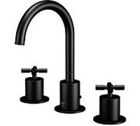 Steinberg Série 250 avec garniture de vidage lavabo 3 trous 2502000S match0, noir mat