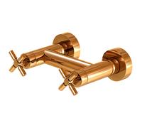 Steinberg Série 250 robinet de douche, montage en surface, 1 consommateur, double poignée, 2501200RG, Couleur: Or rose