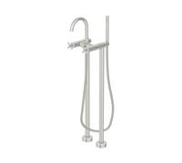 Steinberg Armaturen Mitigeur de baignoire sur pied 250 1162 BN nickel brossé