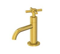Steinberg Série 250 robinetterie de lavabo, eau froide, sans garniture de vidage, saillie 100mm, 2502500BG, Couleur: Or brossÃ©