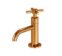 Steinberg Série 250 robinetterie de lavabo, eau froide, sans garniture de vidage, saillie 100mm, 2502500RG, Couleur: Or rose