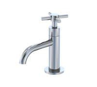 Steinberg Série 250 robinetterie de lavabo, eau froide, sans garniture de vidage, saillie 100mm, 2502500, Couleur: chrome