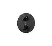 Steinberg Serie 260 10041333S pour thermostat à encastrer, noir mat