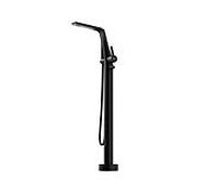 Steinberg Série 260 Mélangeur bain, sur pied, avec douchette, H : 969mm, saillie 220mm, 2601162S, Couleur: noir mat