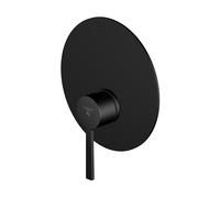 Steinberg Série 260 Mélangeur bain/douche, Set de finition, encastré, 1 consommateur, rond, 26022433S, Couleur: noir mat