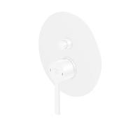 Steinberg – Set de finition 26021033W pour mitigeur bain/douche avec inverseur, blanc mat