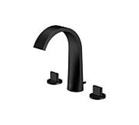 Steinberg Armaturen - Mitigeur de lavabo 280 (2802000S) 3 trous, vidage, saillie 155 mm, noir mat