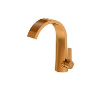 Steinberg Série 280 Mitigeur de lavabo, commande latérale, sans garniture découlement, saillie 155mm, 2801010RG, Couleur: Or rose