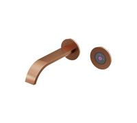 Steinberg Série 280 Mitigeur mural pour lavabo, réglage entièrement électronique du débit et de la température, saillie 215mm, 2801814EBC, Couleur: cuivre brossé