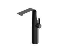 Steinberg Série 290 Mitigeur monocommandé pour lavabos, avec cartouche céramique, sans garniture de vidage, saillie 150mm, hauteur 305mm, 2901700S, Couleur: Noir mat