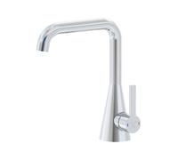 Steinberg Série 315 Mitigeur de lavabo, sans garniture de vidage, saillie 152mm, hauteur 221mm, 3151010, Couleur: chrome