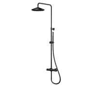 Steinberg Série 315 Système de douche avec douche de tête à LED, 3152721S, Couleur: noir mat