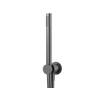 Steinberg Série 340 Garniture de douche à main, in oude de raccordement de douche intégré, flexible de douche, support, 3401670BGM, Couleur: Brushed Gun Metal
