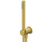 Steinberg 340 - Set de pommeau de douche, support et flexible, or brossé 340 1670 BG