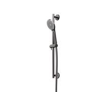 Steinberg Série 340 Garniture de douche, incl. douchette à main, réglable en 3 positions, flexible de douche, barre de douche 600mm, 3401601BGM, Couleur: Brushed Gun Metal