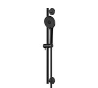 Steinberg Série 340 Garniture de douche, in ouchette à main, réglable en 3 positions, flexible de douche, barre de douche 600mm, 3401601S, Couleur: Noir Mat