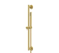 Steinberg Série 340 Garniture de douche, y compris douchette à main et flexible de douche, barre de douche 600mm, 3401600BG, Couleur: Or brossÃ©